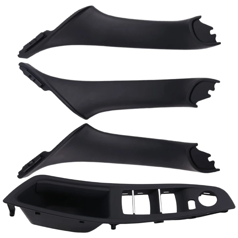 

A58X-Interior Front Door Armrest Panel Trim Pull Handle Set Replacement For BMW 5 Series F10 F11 F18 520I 523I 525I 528I RHD