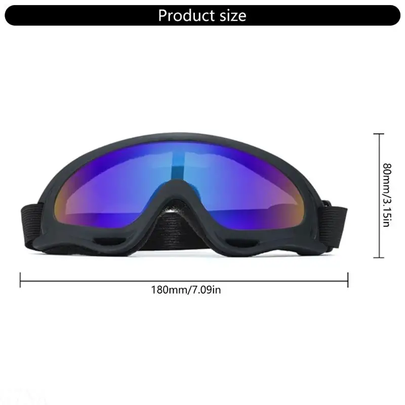 

G7NA Unisex Sports Goggles Protective Eyewear With UV400 Filter Suitable For Bicycles Motorcycle Riding Wind Dust Protection