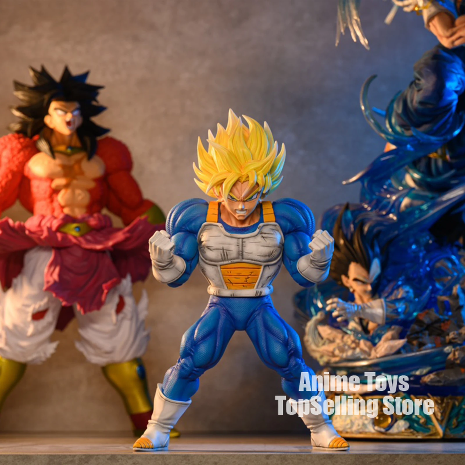 Figuras de Anime de 25cm Dragon Ball Z Goku DBZ GK, figuras en miniatura de PVC, juguetes, muñecos, regalos coleccionables
