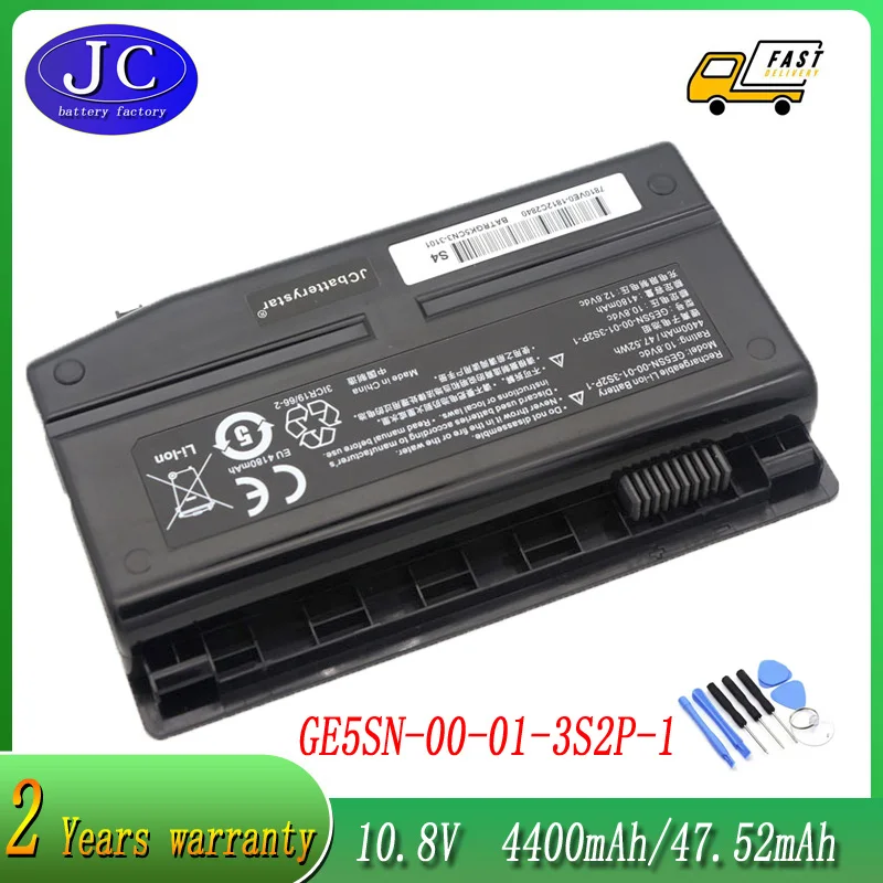 

JCLJF high quality battery GE5SN-00-12-3S2P-0 GE5SN-00-01-3S2P-1 for Mechrevo X7Ti-H X7Ti-S1 X7Ti MR M6/HPRO X7TI GTX