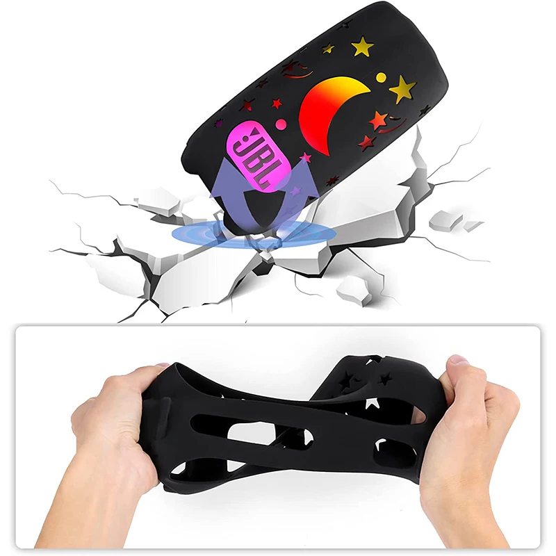 ZOPRORE-funda de silicona para Altavoz Bluetooth JBL Pulse 5, funda protectora para Pulse5 JBL, accesorios para altavoces