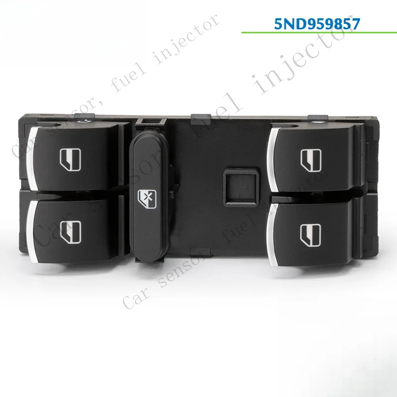 Q+ Left Side Power Window Door Switch For 2009-17 VW Tiguan/Golf/Jetta/CC/Passat