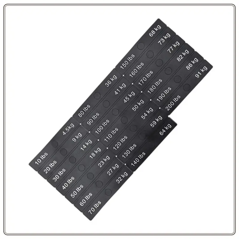 Этикетка для автоматического выключателя, самоклеящаяся этикетка для тренажерного зала, утяжеленный блок, наклейка для тренажеров, наклейки для весового стека-ABDQ