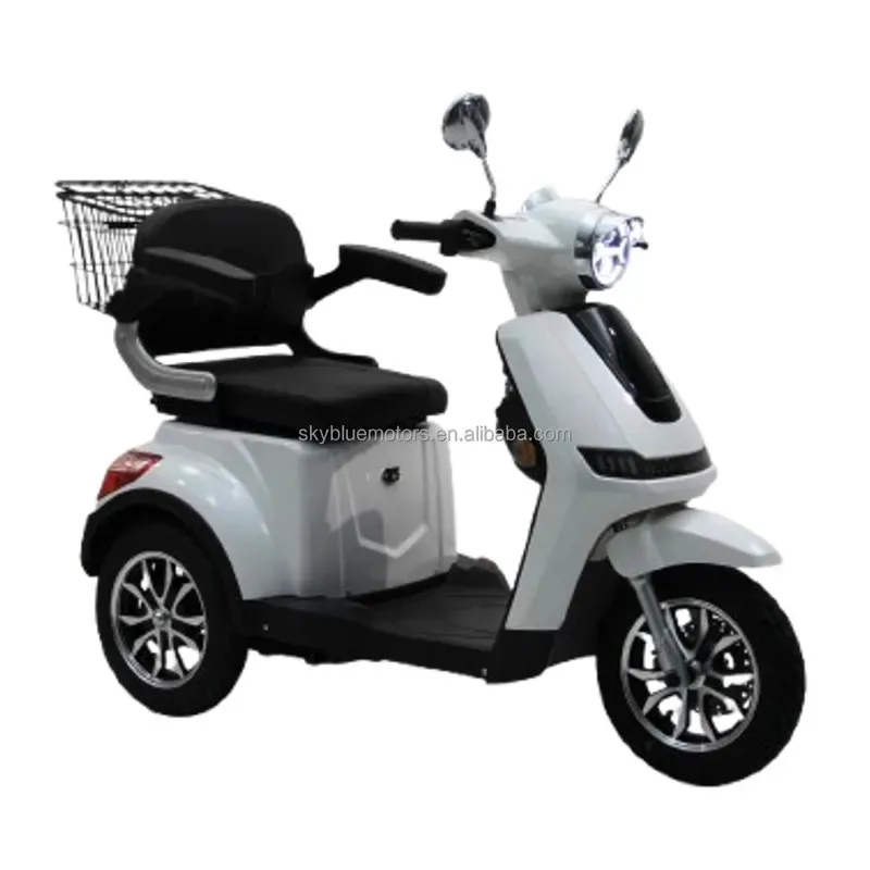 60Km Long Range 3 Wheel Heavy  Mobility Scooters 1000W Lead Acid Battery Electric Scooter For Seniors Wi