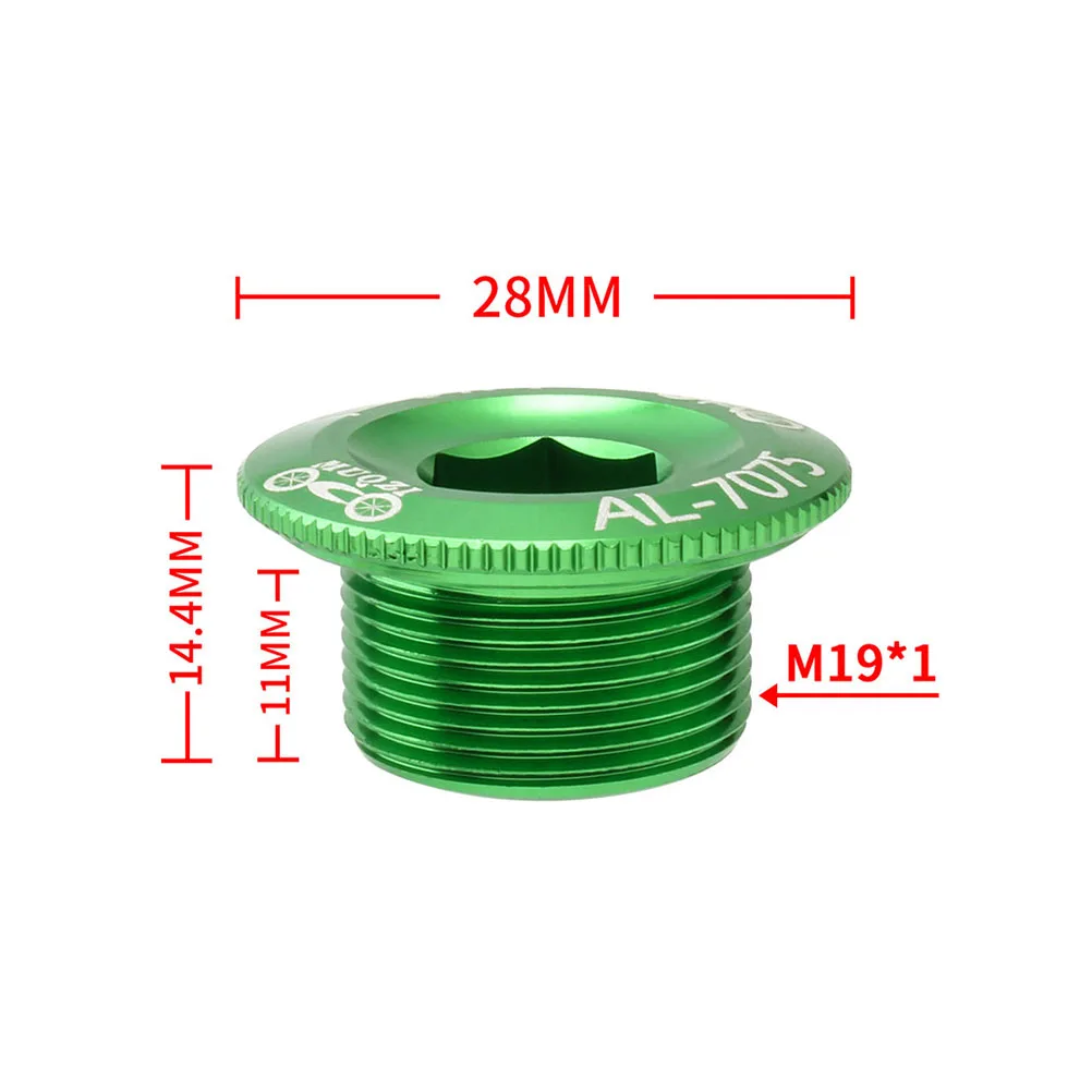 

2pcs Bicycle Crank Cover Screws Aluminum Alloy Portable Chainwheel Fixing Bolt For Mountain Bike Crank Arm Bike Accessory