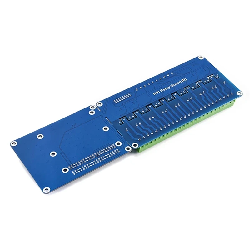 1 Piece 8 Channel Relay Extention Board Blue PCB With Optocoupler Isolation For Raspberry Pi 5 4B 3B+ 3B Zero 2W