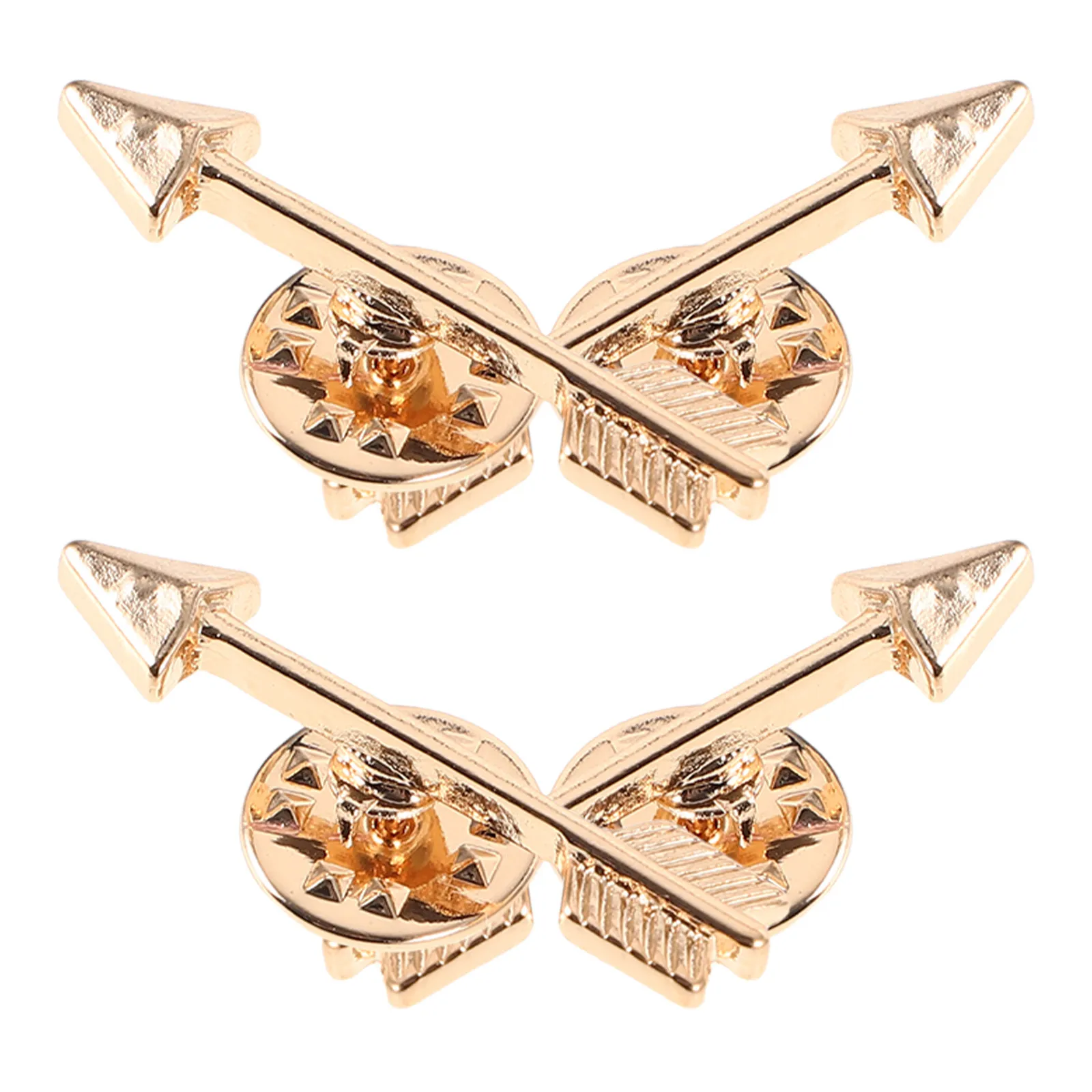 4Pcs Arrow Brooch Pins Creative Zinc Alloy Badge for Clothes Sweater Shawl Clip Cute Cool Lapel Pins Little Cooler Pin