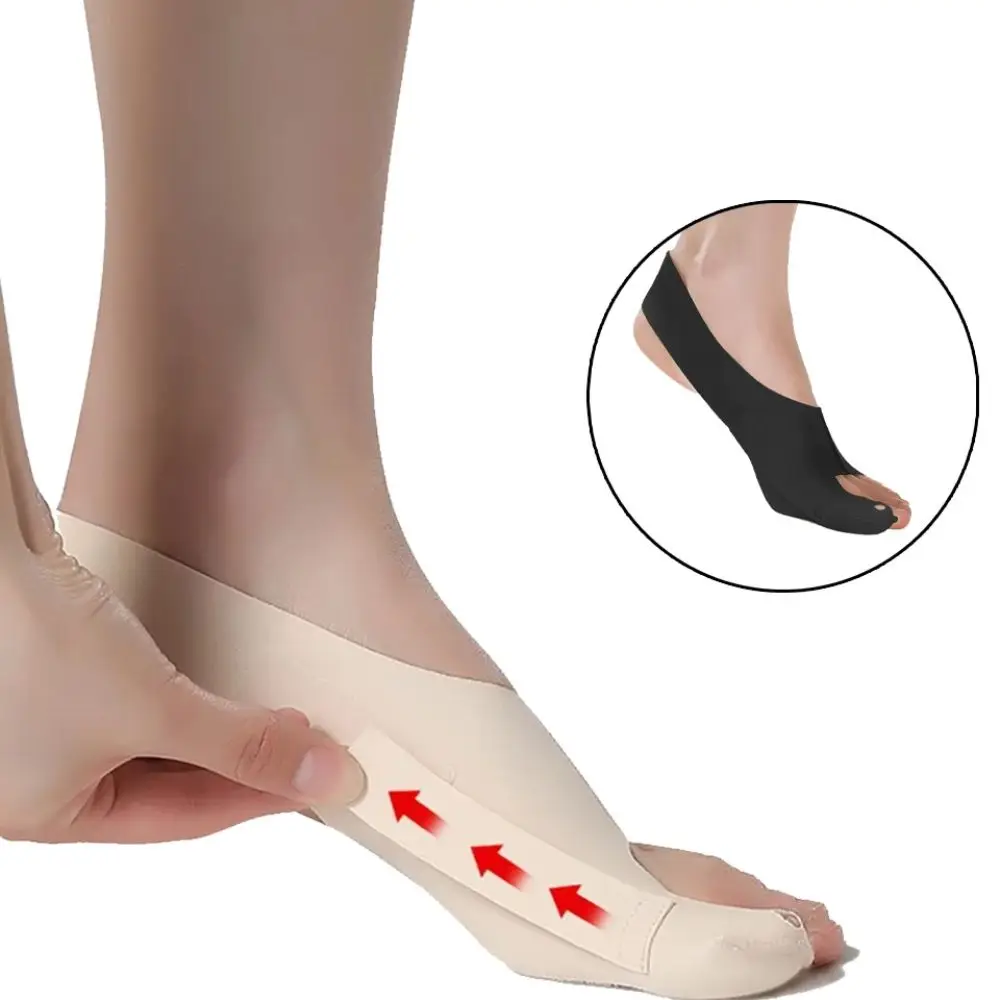 Adjustable Valgus Correction Elastic Breathable Toe Separator Pedicure Sock Orthotics Bunion Corrector Straightener