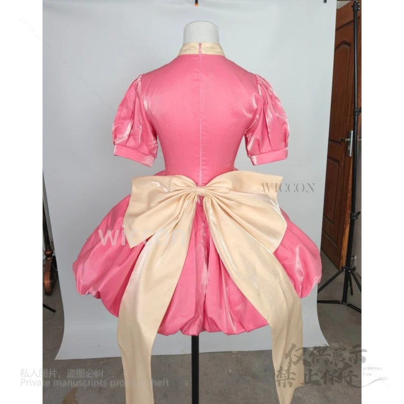 Card Captor Sakura Costume Cosplay Gioco di ruolo Lolita Dress Abbigliamento Rosa Bowknot Fantasia Kawaii Donna Festa di Halloween Personalizzato