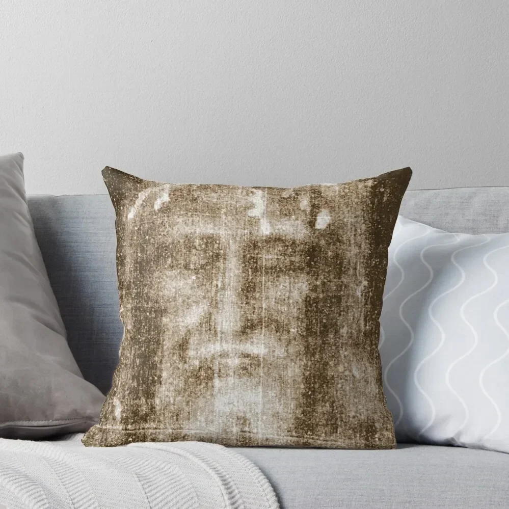 Shroud of Turin Throw Pillow pillows decor home Decorative Cushions For Living Room Anime Sofa Cushions Covers Pillow