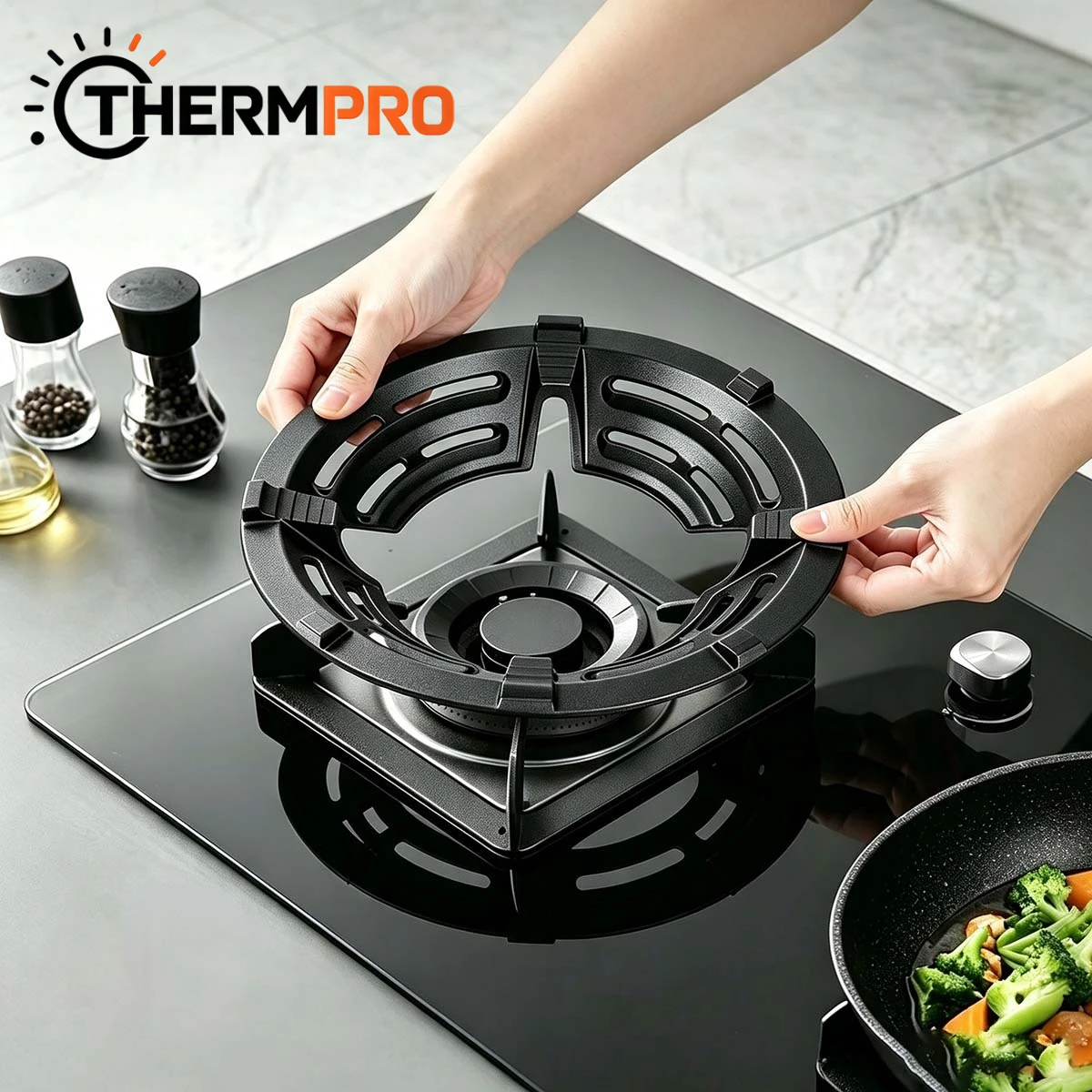 Universal Gas Cooktop Windproof Fire Concentrator Cover Kitchen Stove Heat Reflection Shield Energy Saving Anti-Wind Gas Burner