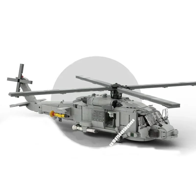 جديد 1015 قطعة Moc الأسلحة العسكرية Sh-60 صقر البحر طائرة مقاتلة نموذج مخصص لغز التكنولوجيا لتقوم بها بنفسك الجمعية الاطفال لعبة هدايا العيد