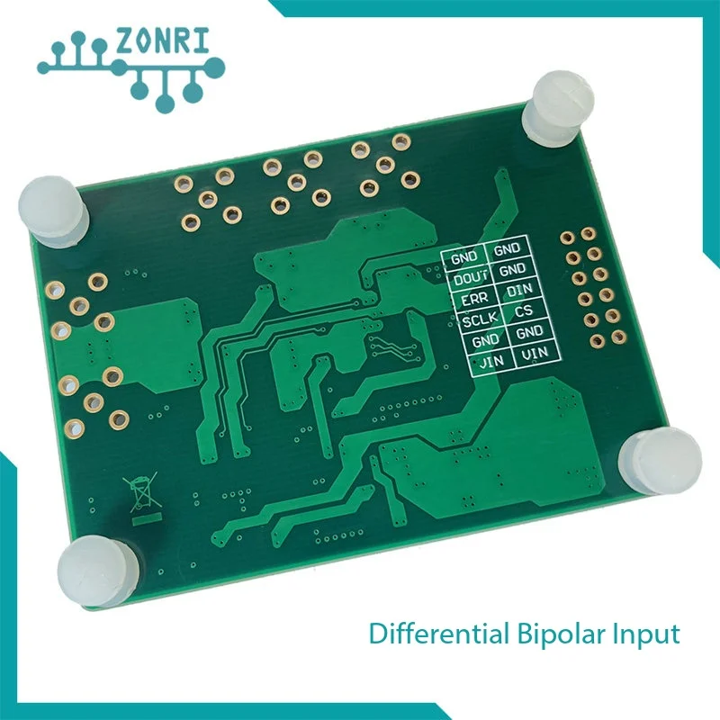 AD7177-2 24-Bit 10kSPS Sigma-Delta ADC Module, ±10V Differential Bipolar Input, SPI, Low Noise