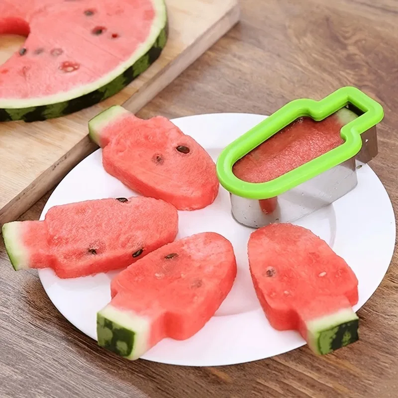 Stainless Steel Watermelon Slicer & Popsicle Mold, Manual Fr