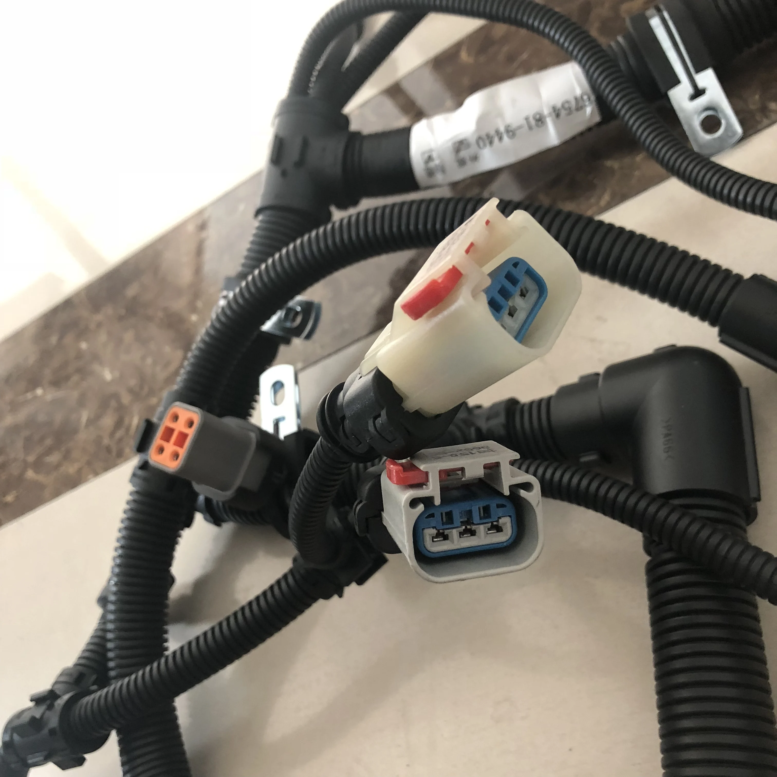 PC200-8 excavator parts cab left console external wiring harness key switch 21M-06-31170 20Y-06-21421 20Y-06-43313 20Y-06-16920