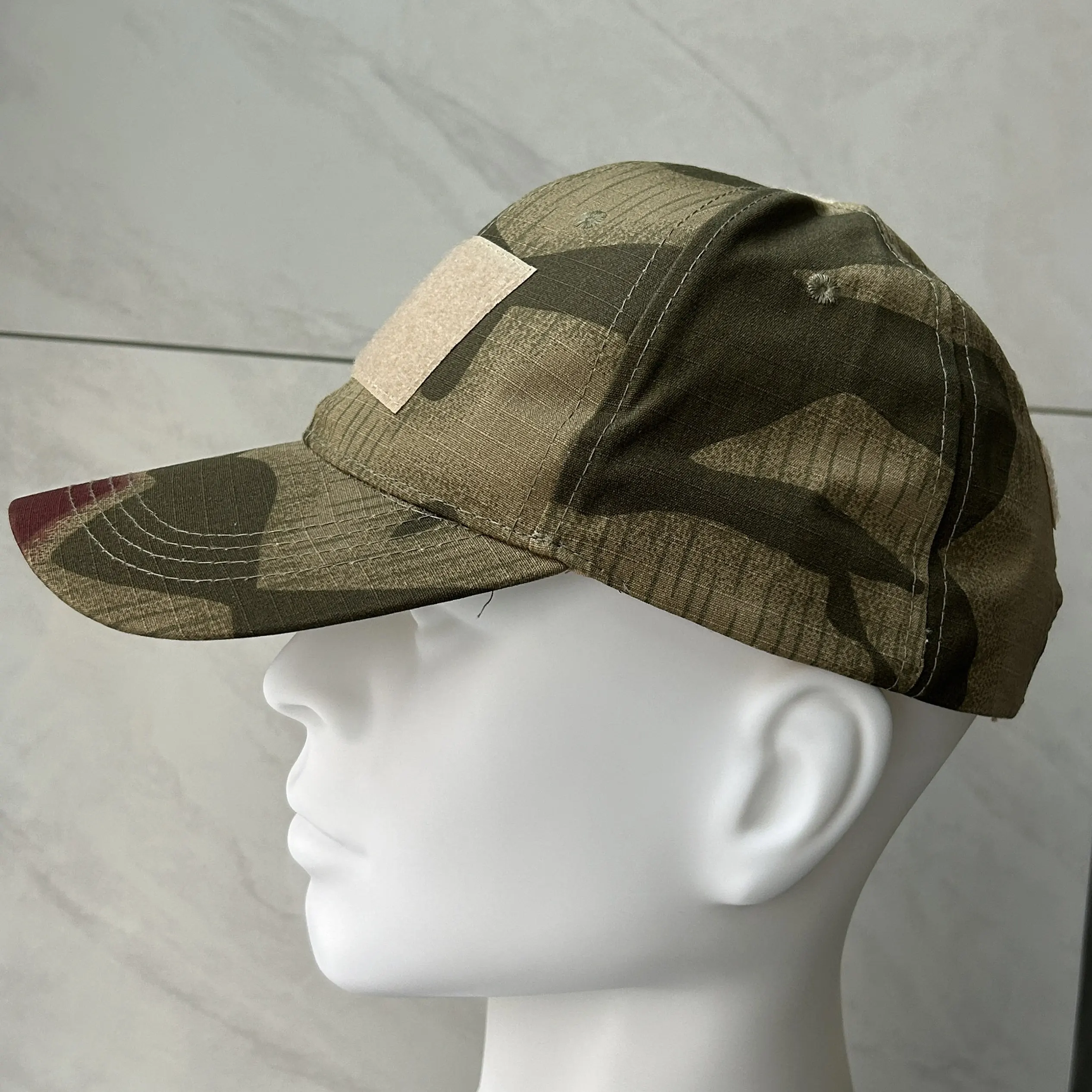 Casquette camouflage à visière, motifs au choix