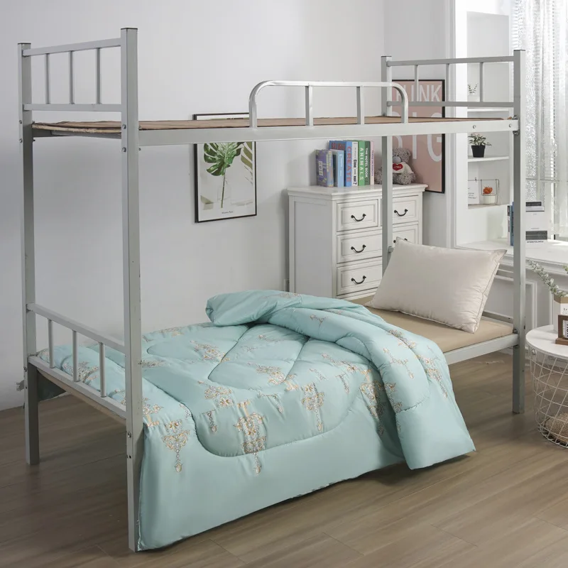 

New Winter down Fiber Quilt Thickened Student Dormitory Single Double Core Engineering Labor Protection Bedding Cover