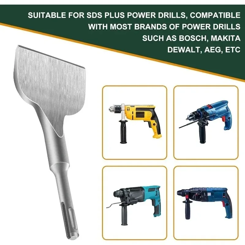 

75x165 мм молоток с хвостовиком, каменная точка, канавка, плоское долото, инструменты, настенное сверло для плитки, цемента, бетона, кирпича, камня SDS PLUS