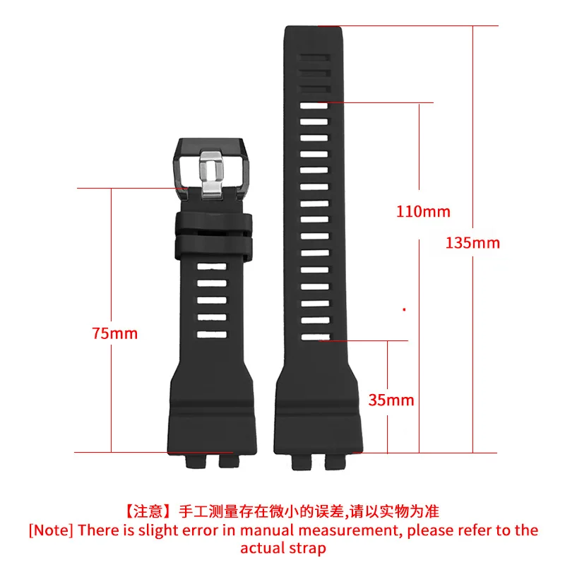 Watch Band For G-shock 5554 GBD-800-2/uc 3464 Multi Black Color Resin Strap Watch Accessories