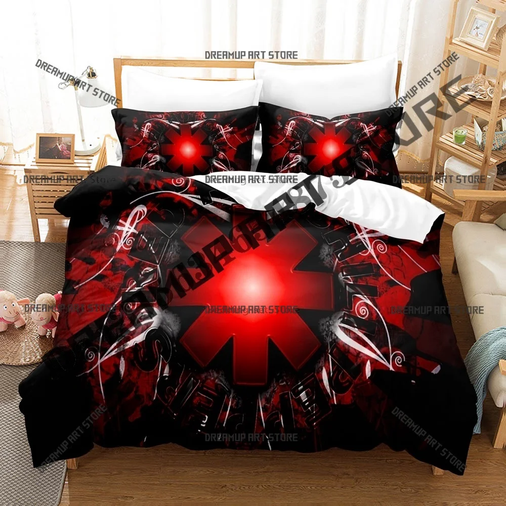 Fashion Red Hot Chili Peppers Bedding Set Single Twin Full Queen King Size Bed Set Kids Bedroom Duvetcover Sets Bed Sheet Set
