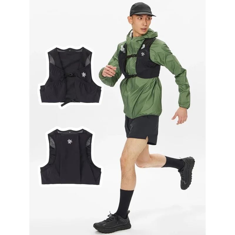 Outdoor Men's Breathable Running Cycling Multpocket Mesh Vest Reflective Lightweight Standard Fit Polyester Spandex Blend