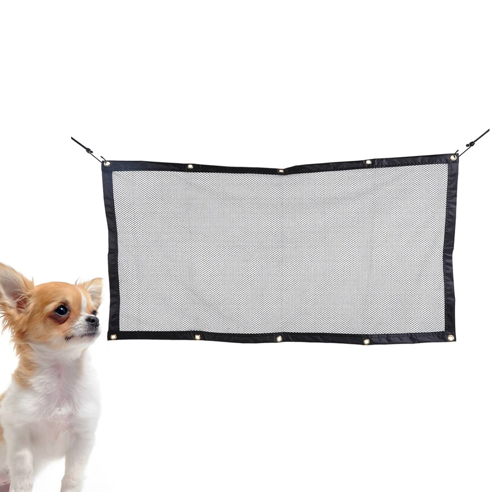 Barreras de red de protección para perros, aislamiento de animales, puerta de automóvil para mascotas, puertas para bebés, divisor de coche, valla para cachorros
