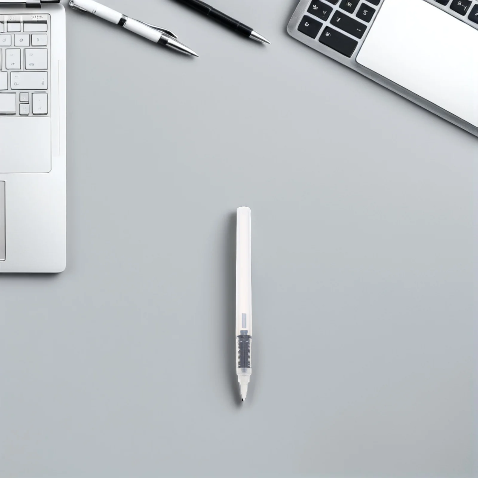 4 قطعة أنبوب ماركر فارغ: أقلام طلاء قابلة لإعادة الملء لتلوين الرسم على الجدران فن لتقوم بها بنفسك طرف رفيع قلم تحديد سائل برميل شفاف #5