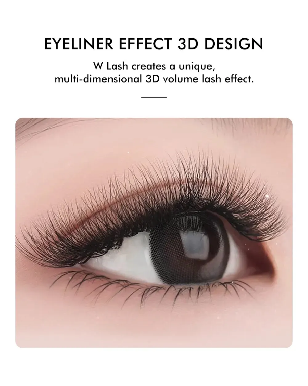 自然な効果のあるつけまつげ,ガーナスタイル,4ボリューム