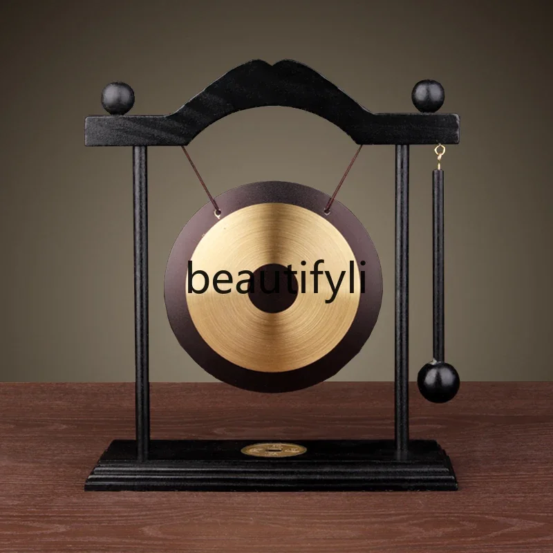 

ssK178 Alloy wind chimes ornament, Shuanglong Baishou gong, home jewelry, decorative handicrafts, desk decoration