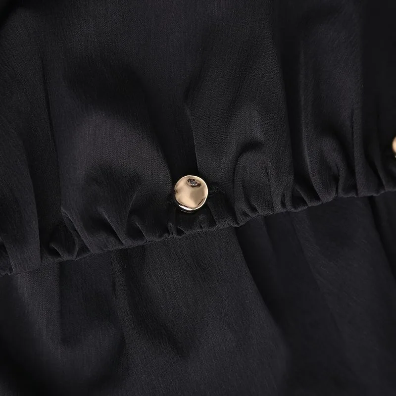 Women's Clothing 2025 Spring New Irregular Slim Shirt Tops Blouses