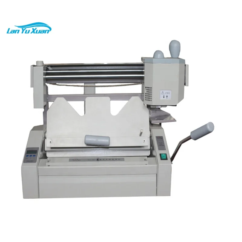 

WD-460A) A4 320mm width 40mm thickness automatic hot-melt bookbinding machine