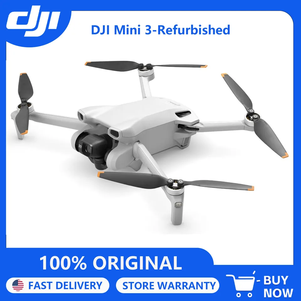 Refurbished DJI Mini 3 4K Camera Drone for Adults