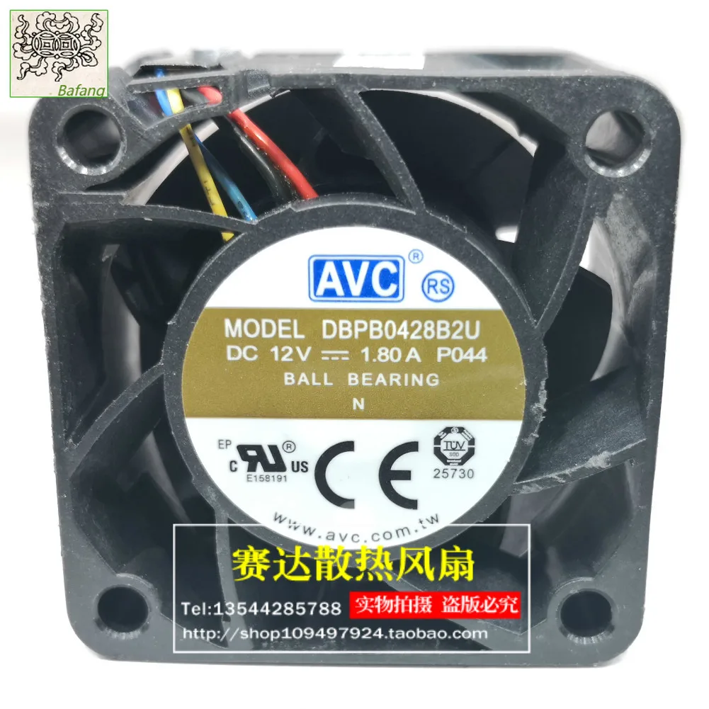 

Jinlingge для AVC DBPB0428B2U 4028 12 В 1,80 А 4-линейный провод ШИМ-контроль температуры большой объем воздуха охлаждающий вентилятор 40*40*28 мм