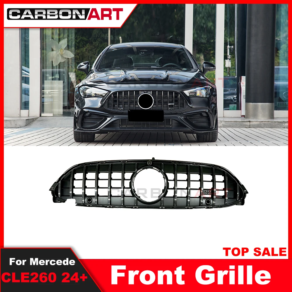 

2024+ Front Bumper Grill For mercede CLE Class CLE260 CLE300 GTR Grille CLE Panamerica Grille CLE W236 CLE63 Style Grid