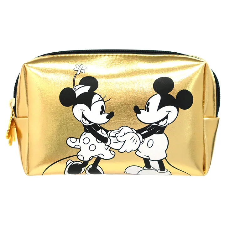 Disney Genuine  Mickey Mouse Fashion Women Waterproof Multifunctional Cosmetic Storage Bag