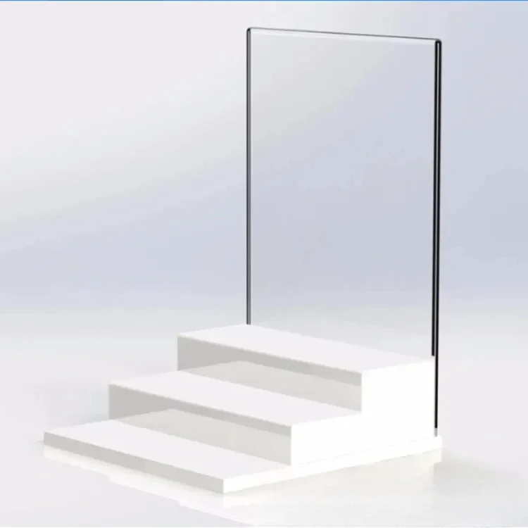 Shenzhen factory high-end shopping mall fake eyelash display stand acrylic transparent crystal product display stand