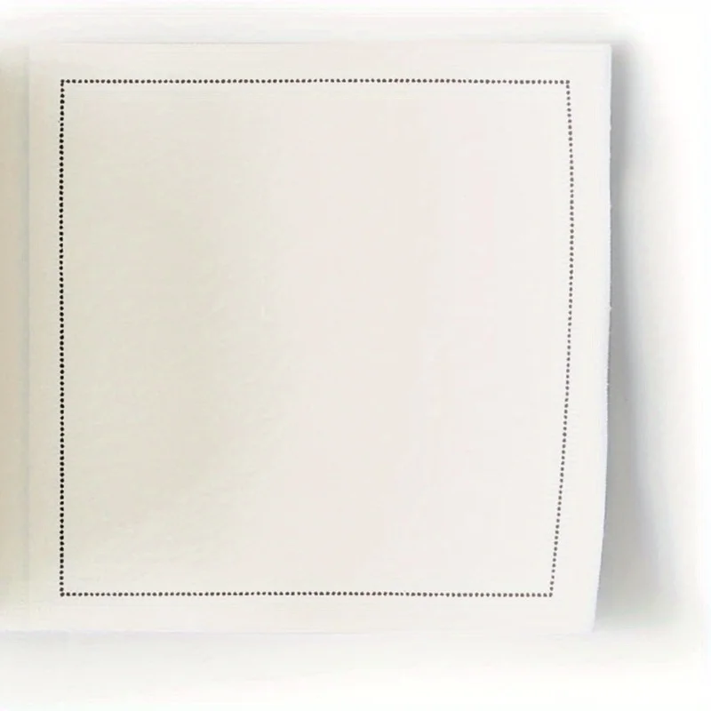 My Drap Basics Cotton Cocktail Napkin, 10 Per Roll, Cream, 4.3 X 4.3 Inch