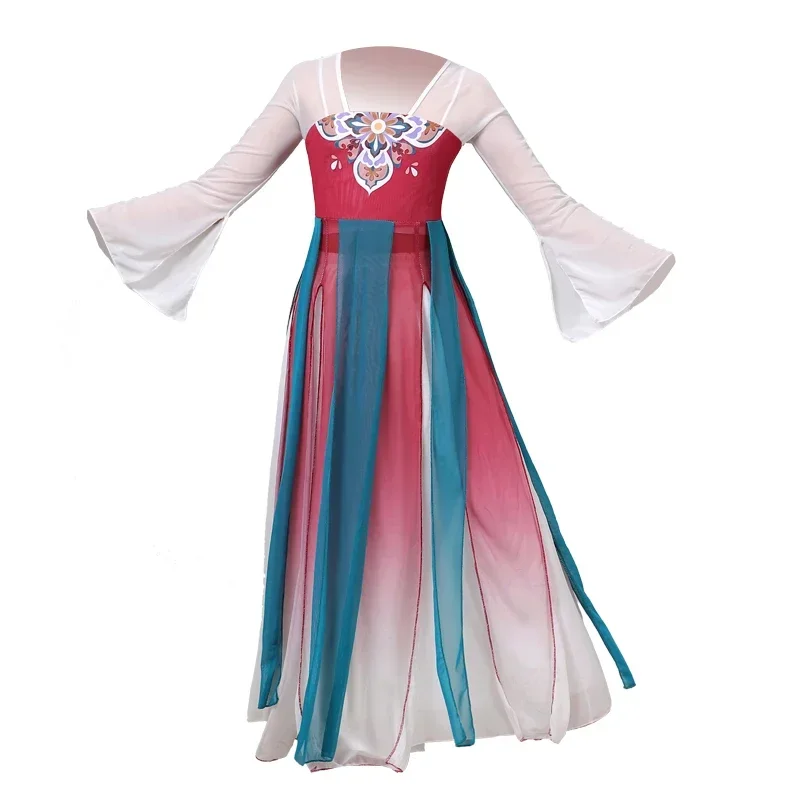 Kostium do tańca klasycznego w stylu chińskim Dziewczyny Tradycyjna odzież starożytnego Hanfu Dziewczyna Dynastia Han Strój do tańca Wróżka Taniec orientalny