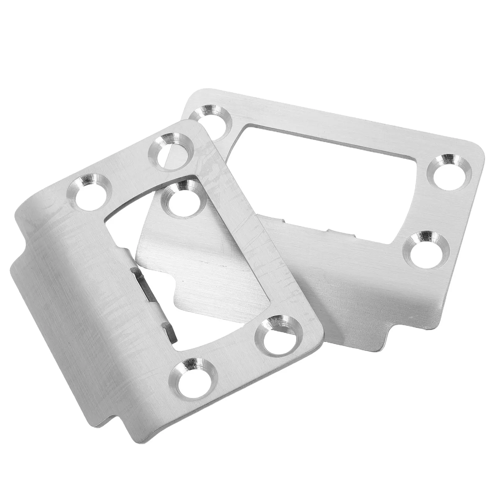 1Set Universal Stainless Steel Door Strike Plate Reinforcement Latch Protector for Interior Exterior Doors Security Upgrade Easy