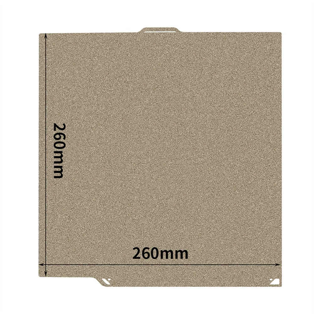 For Centauri Carbon Steel Plate 260x260mm Double-Sided PEI Textured Steel Plate 3D Printers Accessories