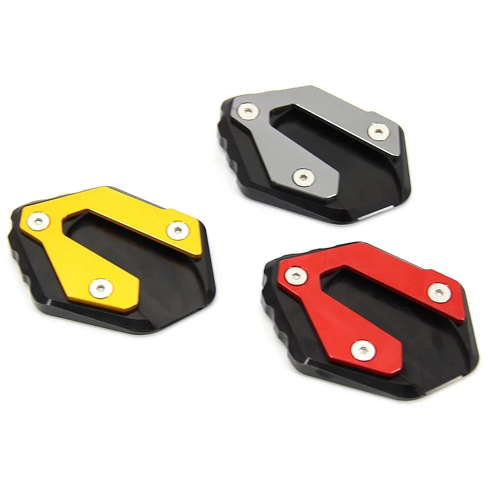 

Kickstand Plate Side Stand Pad Enlarger Red Yellow Titanium For YAMAHA TRACER 900 gt Tracer 900gt mt09 mt 09 2014-2017 2018 2019