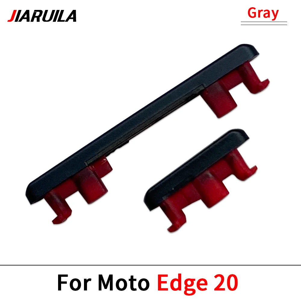NEW Power Volume Side Button Key Replacement Part For Moto Edge 20 Lite 30 Neo Edge 20 Pro Volume Button + Power ON / OFF Repair