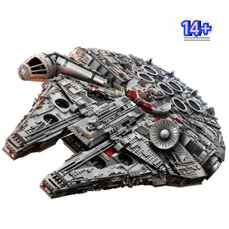 Bandai Instant 75192 Millennium Falcon Edición de Lujo, Bloques de Construcción del Icónico Nave Espacial, Compatible con Ladrillos LEGO