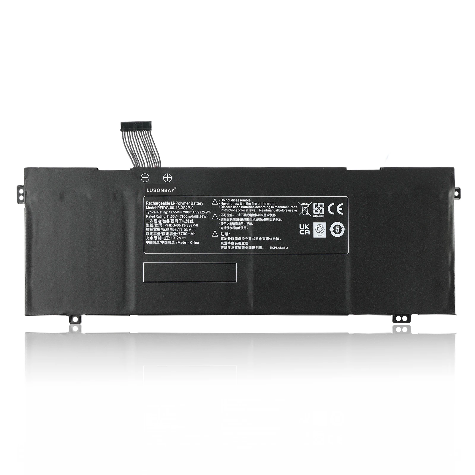 

PFIDG-03-17-3S2P-0 Laptop Battery For Getac S2 UMI Air S1 Plus For MECHREVO Code 01 Air II S1 Plus PFIDG-00-13-3S2P-0