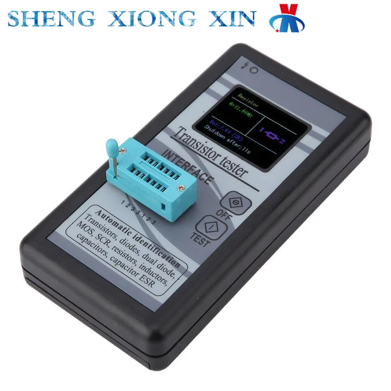 1pcs Colour Graphic Display M328 Transistor Tester Resistance Meter Inductance Meter Capacitance Meter ESR