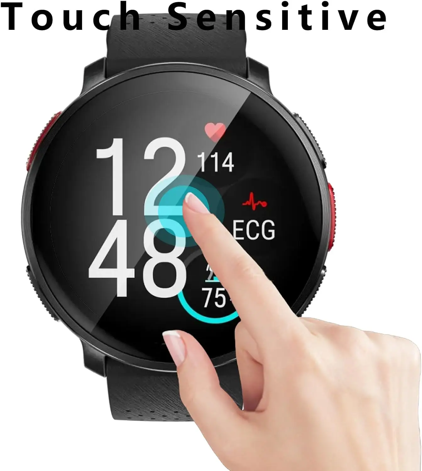 1/3Pcs Watch Screen Film For Polar Vantage V3 Anti-fall Anti-scratch 3D Composite Film Smart Watch HD Replacement Protect Film