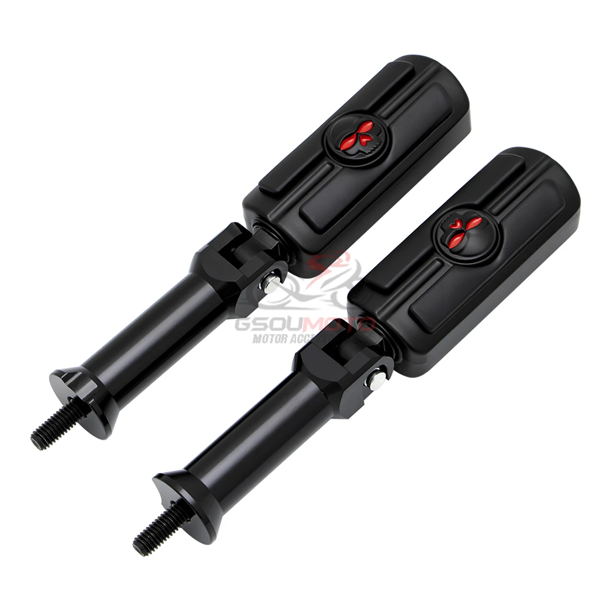 For Harley Softail Heritage Breakout Fat Boy Street Bob 114 Low Rider Sport Glide Deluxe Rear Passenger Foot Pegs Footrest Mount
