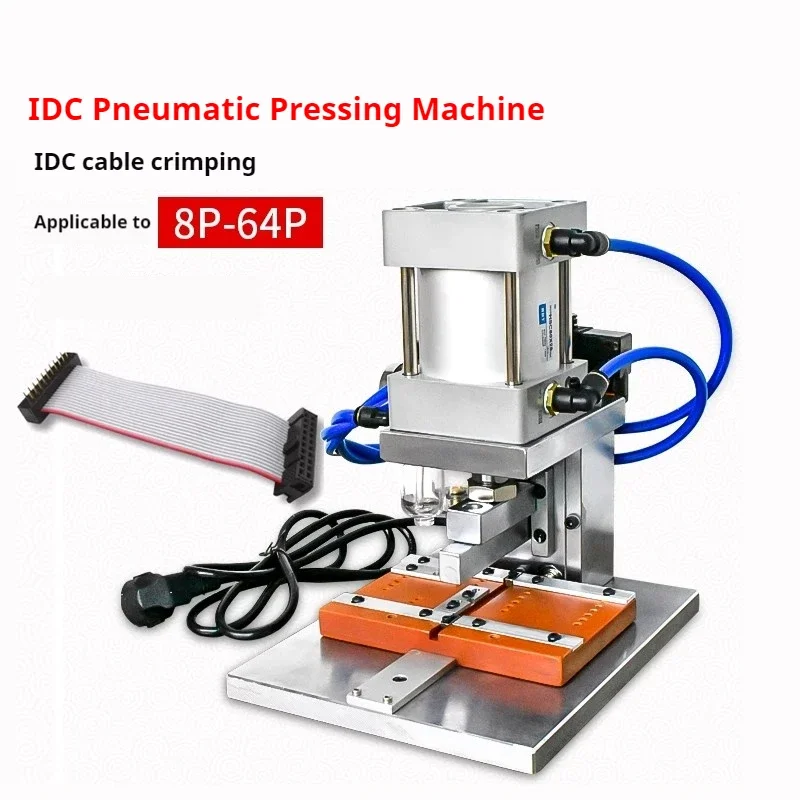 40P IDC Pneumatic Pressure Computer Cable Crimping Machine, FC Gray and White Cable Crimping Machine