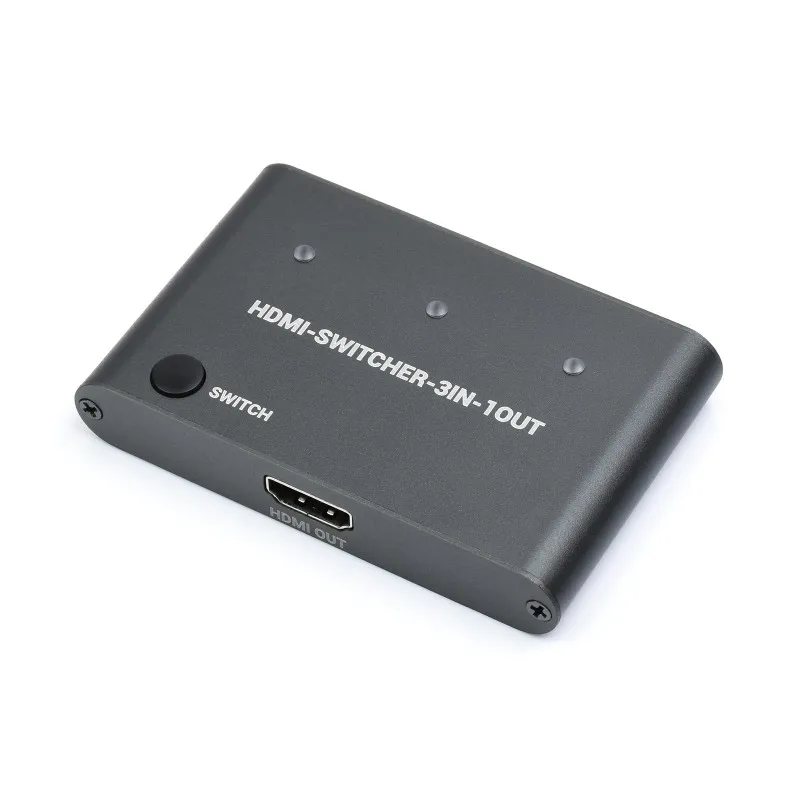 Waveshare HDMI-SWITCHER-3IN-1OUT,HDMI 4K Switcher, 3 In 1 Out, One-Click Switch