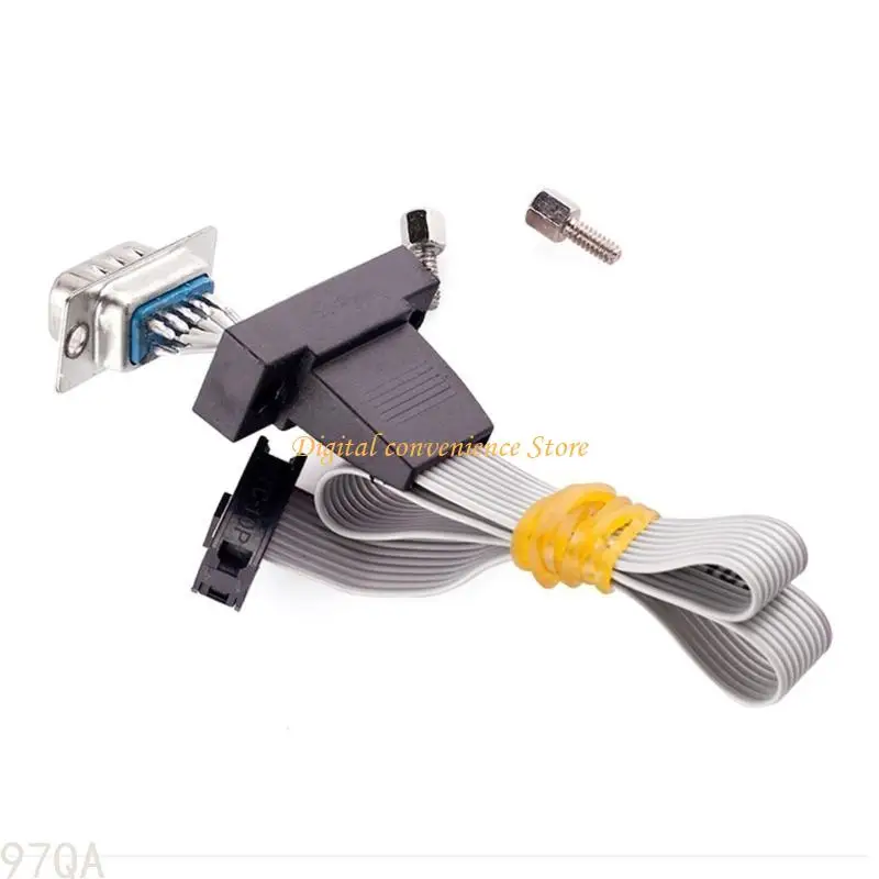 DB9 RS232 9-Pin Serial Port Cable for Motherboard - close-up view